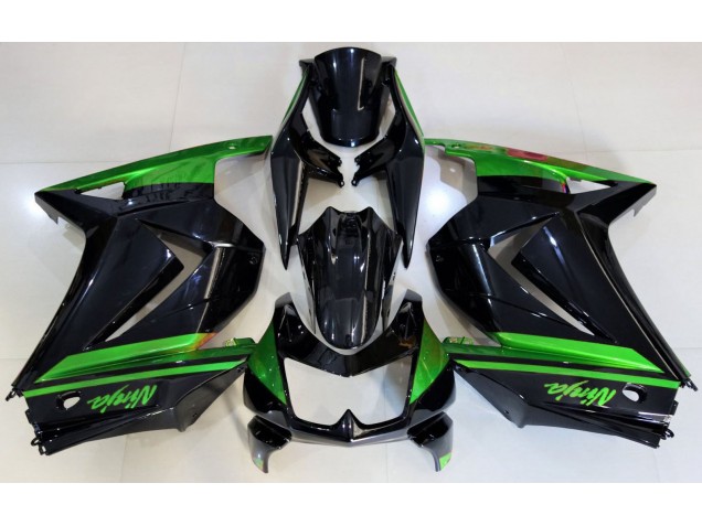 Nero Lucido & Verde 08-12 Ninja 250 Carene Moto