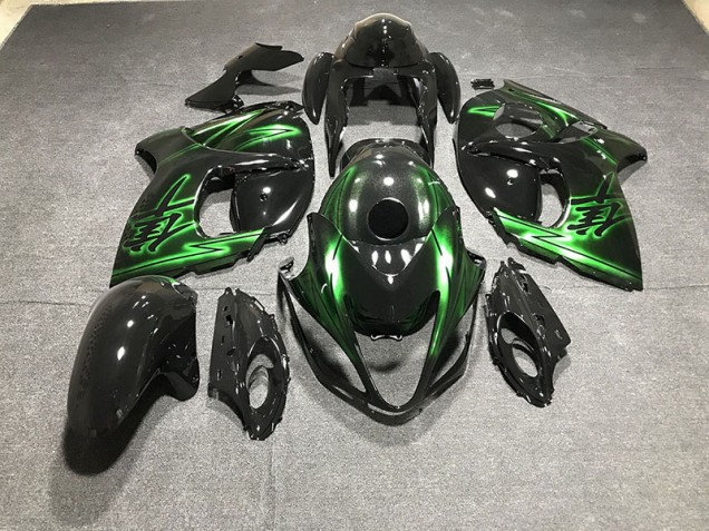 Nero Lucido & Verde 08-20 GSXR 1300 Carene Moto