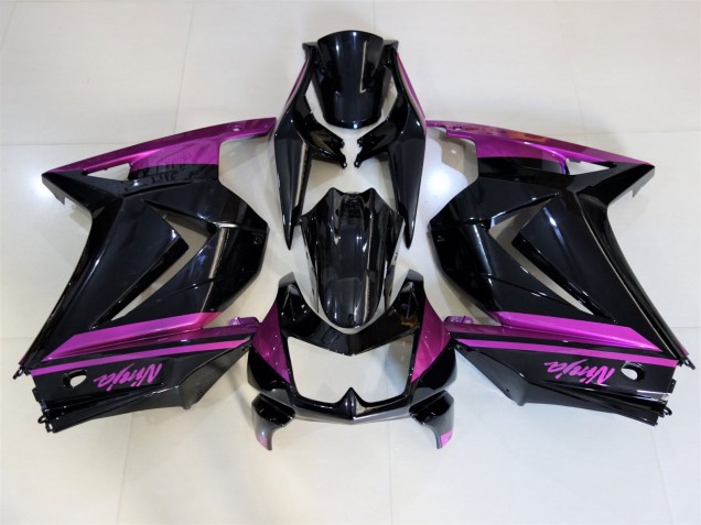 Nero Lucido & Viola 08-12 Ninja 250 Carene Moto
