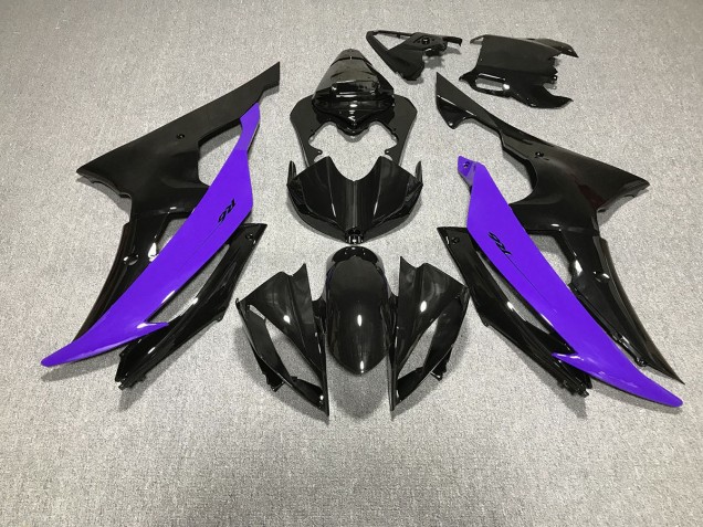 Nero Lucido & Viola 08-16 R6 Carene Moto