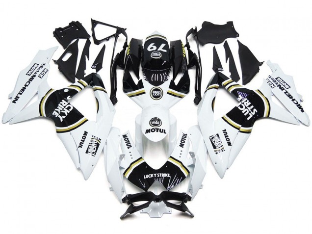 Nero Lucky Strike 79 08-10 GSXR 600-750 Carene Moto