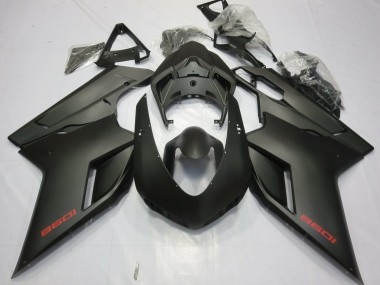 Acquista Nero Opaco 07-14 Ducati 848 1098 1198 Carene Moto