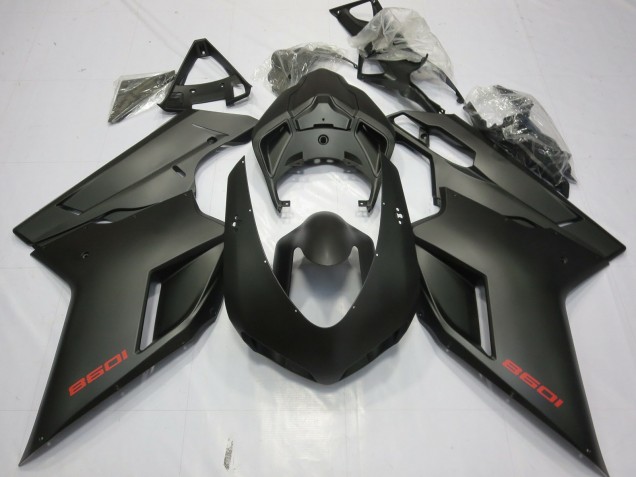 Nero Opaco 07-14 Ducati 848 1098 1198 Carene Moto