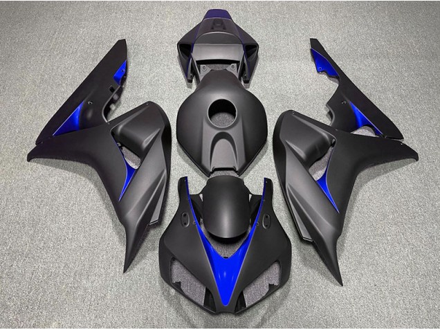 Nero Opaco & Blu 06-07 CBR1000RR Carene Moto