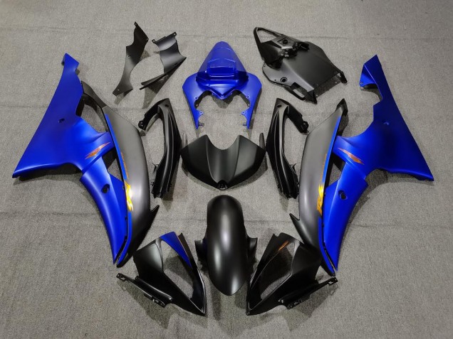 Nero Opaco & Blu 08-16 R6 Carene Moto
