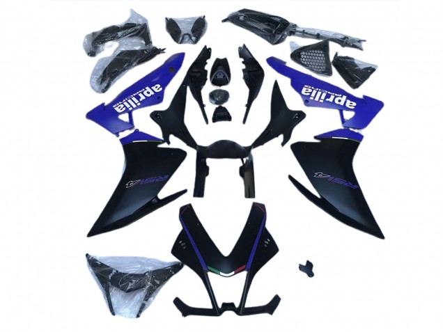 Nero Opaco & Blu 10-15 RSV4 1000 Carene Moto