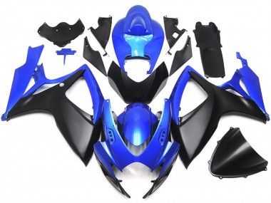 Acquista Nero Opaco & Blu OEM Stile Personalizzato 06-07 GSXR 600-750 Carene Moto