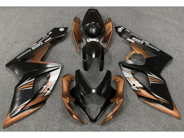Nero Opaco & Bronzo 05-06 GSXR 1000 Carene Moto