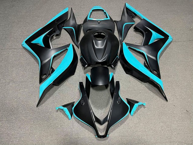Nero Opaco & Ciano 07-08 CBR600RR Carene Moto