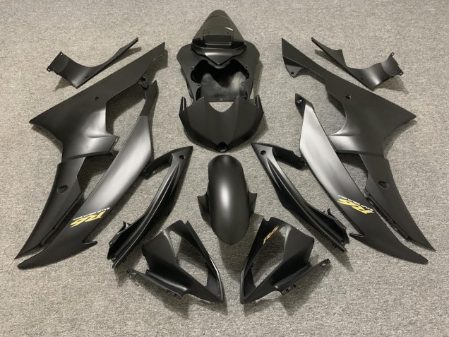 Nero Opaco Con Logo Dorato 08-16 R6 Carene Moto