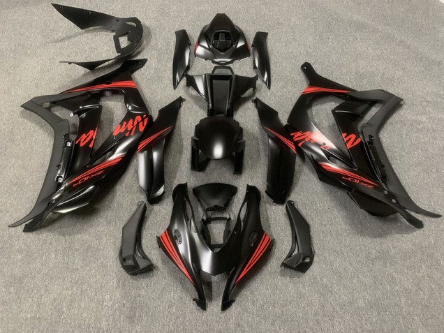 Nero Opaco Con Rosso 16-19 ZX10R Carene Moto