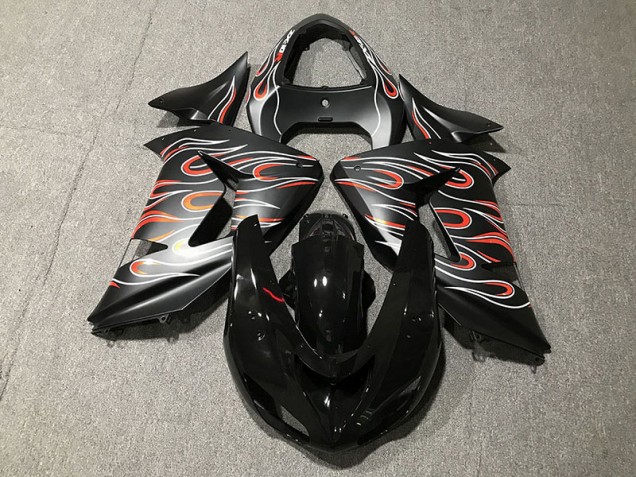 Nero Opaco & Fiamma 06-07 ZX10R Carene Moto