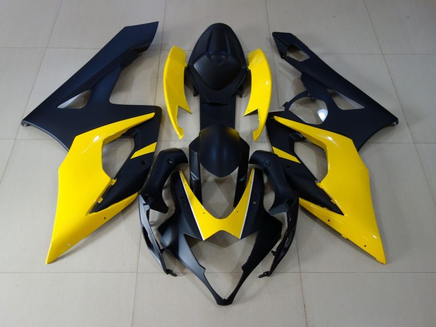 Nero Opaco & Giallo 05-06 GSXR 1000 Carene Moto