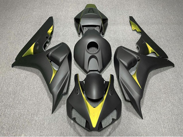 Nero Opaco & Giallo 06-07 CBR1000RR Carene Moto
