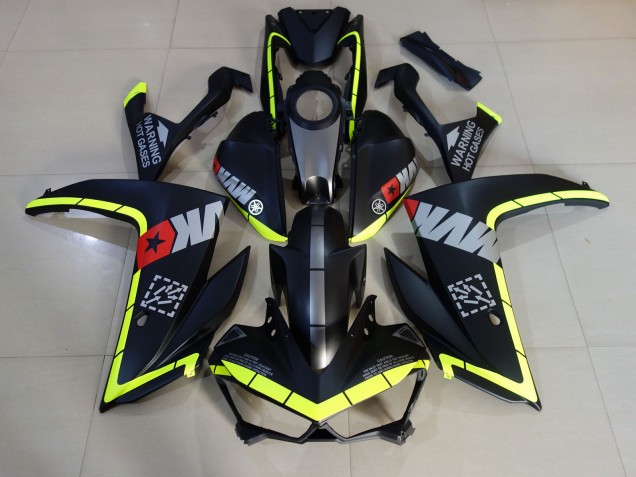 Nero Opaco & Giallo 15-18 R3 Carene Moto