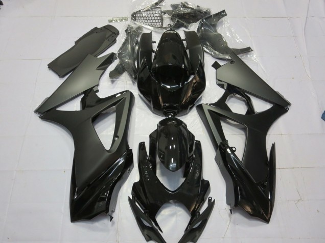 Nero Opaco Nero Lucido 07-08 GSXR 1000 Carene Moto