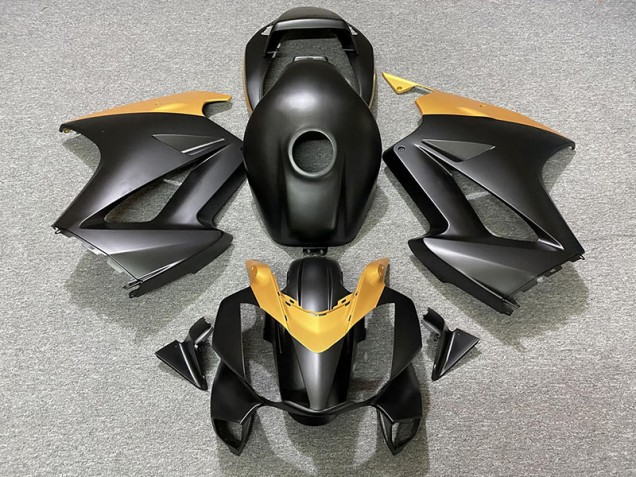 Nero Opaco & Oro 02-12 VFR800 Carene Moto