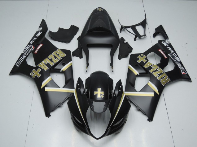 Nero Opaco Rizla 03-04 GSXR 1000 Carene Moto