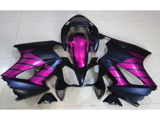 Nero Opaco & Rosa 02-12 VFR800 Carene Moto