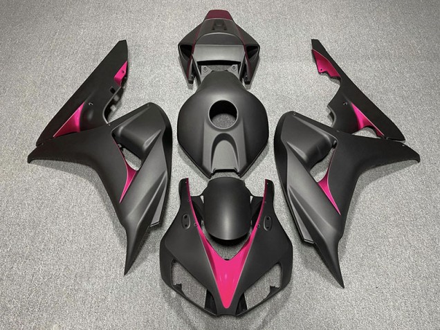 Nero Opaco & Rosa 06-07 CBR1000RR Carene Moto