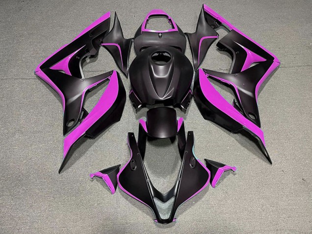 Nero Opaco & Rosa 07-08 CBR600RR Carene Moto