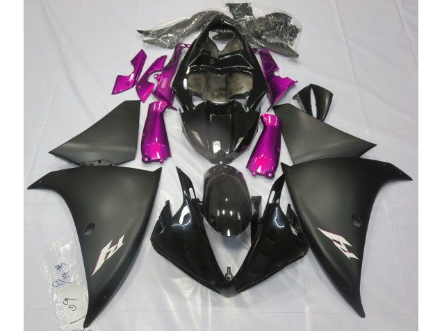 Nero Opaco & Rosa 09-11 R1 Carene Moto