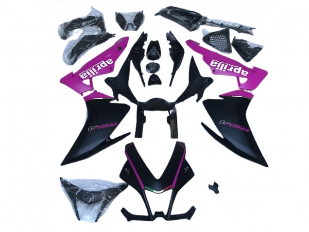Nero Opaco & Rosa 10-15 RSV4 1000 Carene Moto