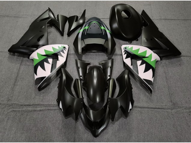 Nero Opaco & Verde 04-05 ZX10R Carene Moto