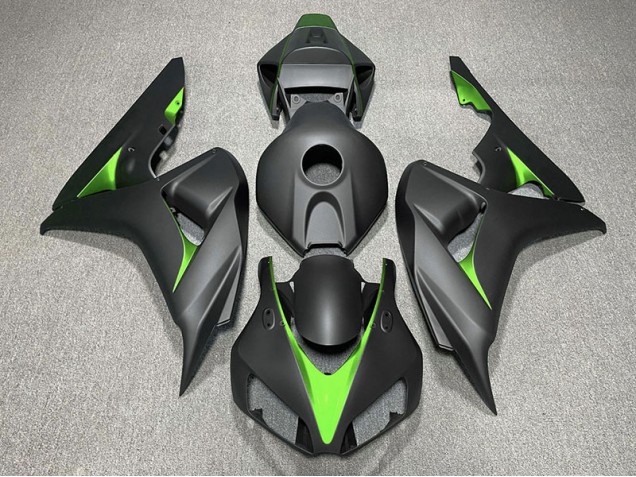 Nero Opaco & Verde 06-07 CBR1000RR Carene Moto