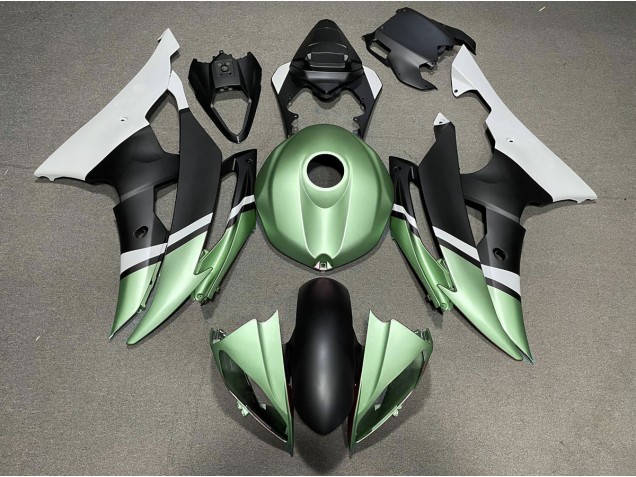 Nero Opaco & Verde 08-16 R6 Carene Moto