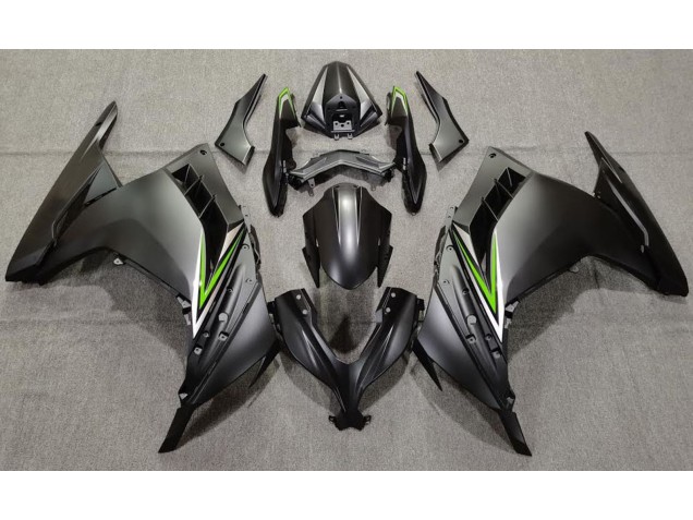 Nero Opaco & Verde 13-18 Ninja 300 Carene Moto