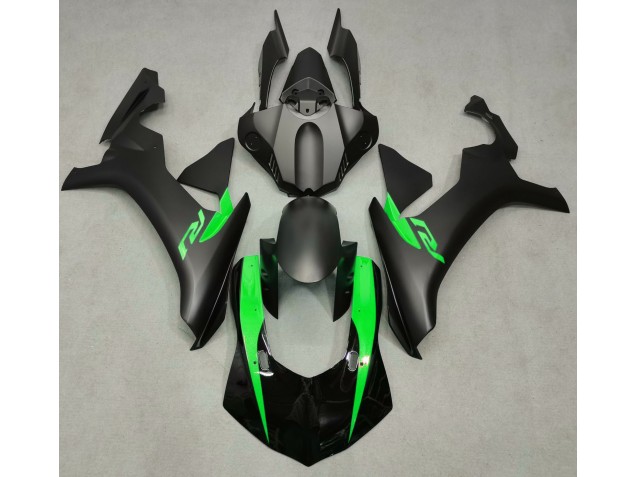 Nero Opaco & Verde 15-19 R1 Carene Moto