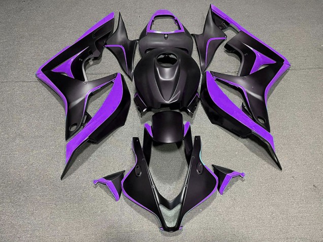 Nero Opaco & Viola 07-08 CBR600RR Carene Moto