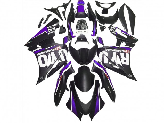 Nero Opaco & Viola 17-23 GSXR 1000 Carene Moto