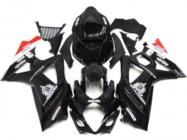 Acquista Nero Personalizzato Con Un Tocco Di Bianco & Rosso 07-08 GSXR 1000 Carene Moto