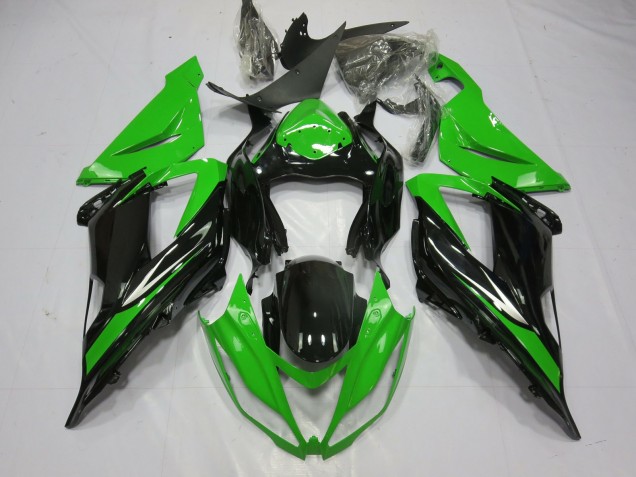 Nero & Verde 13-18 ZX6R Carene Moto