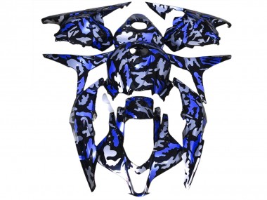 Acquista Neve Blu Scuro Camo 09-12 CBR600RR Carene Moto