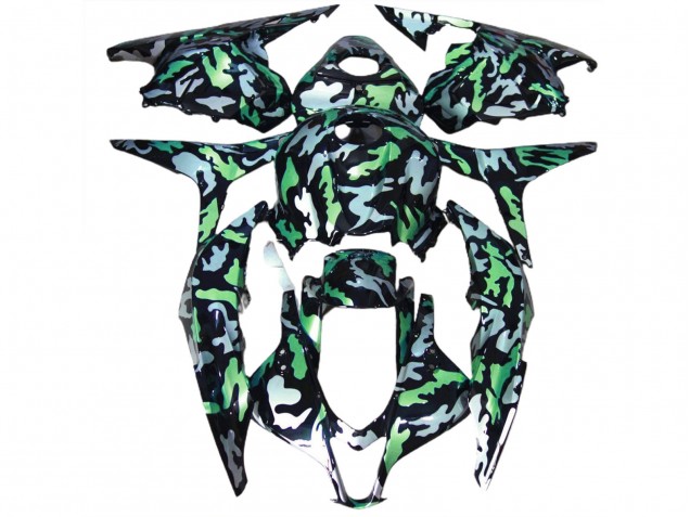 Neve Verde Camo 09-12 CBR600RR Carene Moto