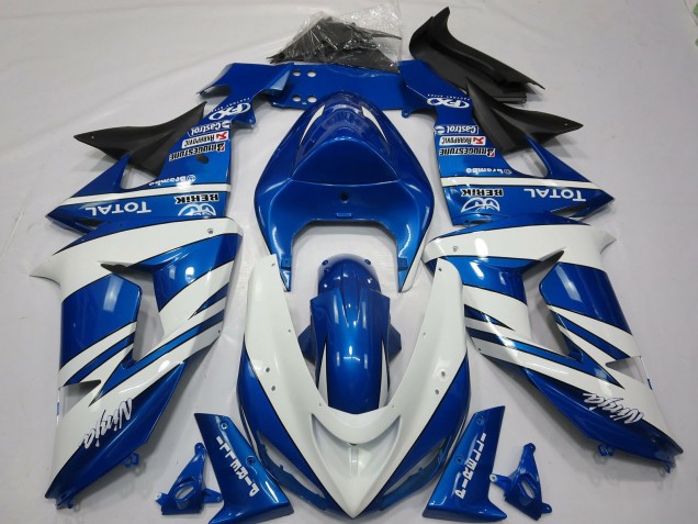 Ninja Bianco Blu 06-07 ZX10R Carene Moto