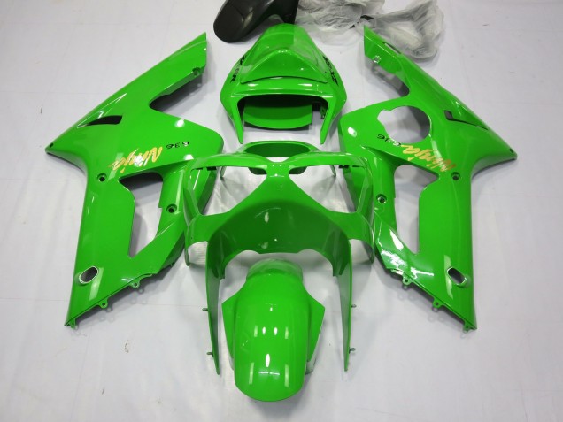 Ninja Verde 03-04 ZX6R Carene Moto