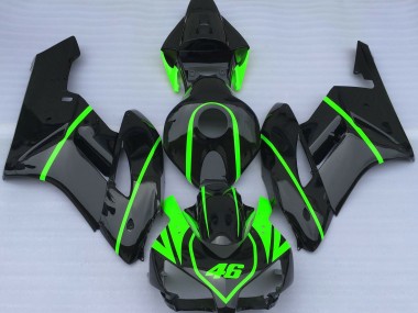 Acquista Noir Brillant Et Vert Haute Visibilité 04-05 CBR1000RR Carene Moto