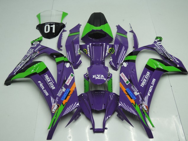 OEM Stile Viola 11-15 ZX10R Carene Moto