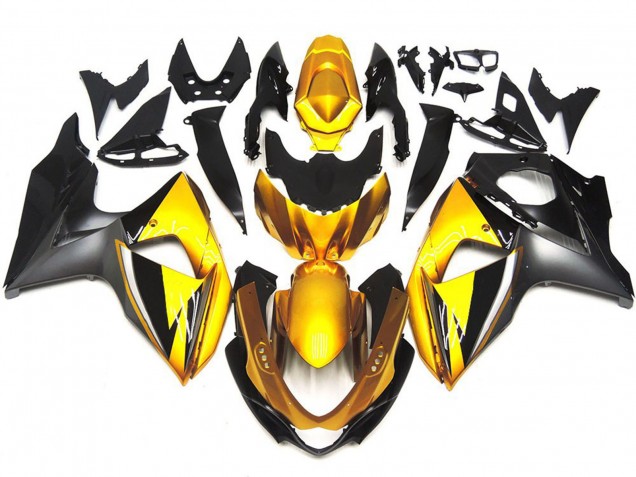 Oro & Grigio OEM Stile Personalizzato 09-16 GSXR 1000 Carene Moto