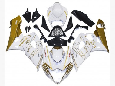 Acquista Oro Lucido Corona Personalizzato 05-06 GSXR 1000 Carene Moto
