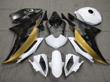 Acquista Oro Personalizzato In Bianco & Nero 08-16 R6 Carene Moto