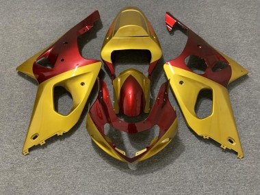 Acquista Oro & Rosso 00-02 GSXR 1000 Carene Moto
