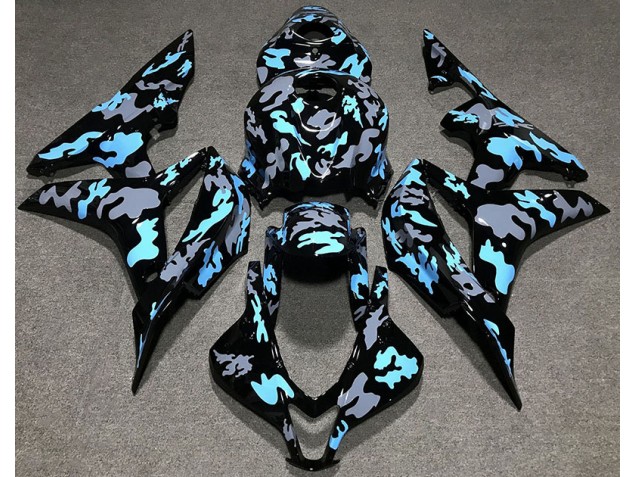 Personalizzato Camo Blu 07-08 CBR600RR Carene Moto