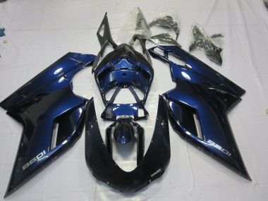 Acquista Profondo Blu 07-14 Ducati 848 1098 1198 Carene Moto
