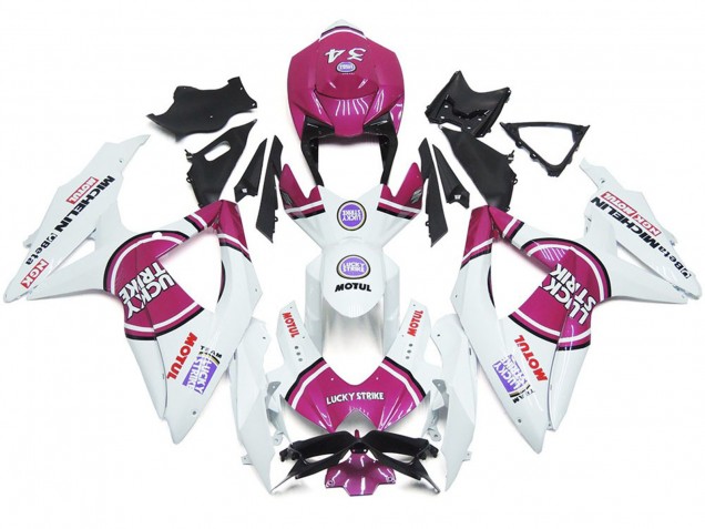 Rosa 34 Lucky Strike 08-10 GSXR 600-750 Carene Moto