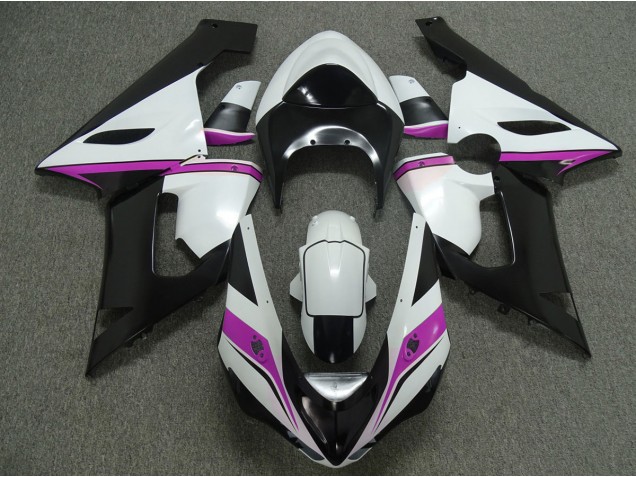 Rosa Bianco & Nero 05-06 ZX6R Carene Moto